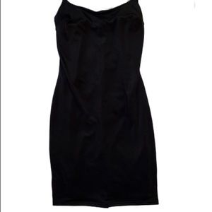 Black mini dress